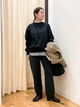 「FORK&SPOON」｜「アイテム（シューズ）」を使った、すぎやまめぐみさん（レディース・163cm）の秋コーディネート