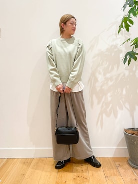 「アイテム（レインシューズ）」を使った、すぎやまめぐみさん（レディース・163cm）の秋コーディネート