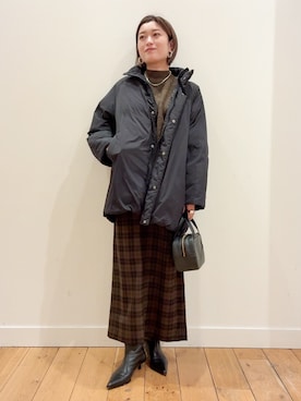 「FORK&SPOON（フォークアンドスプーン）のアイテム」を使った、すぎやまめぐみさん（レディース・163cm）の冬コーディネート