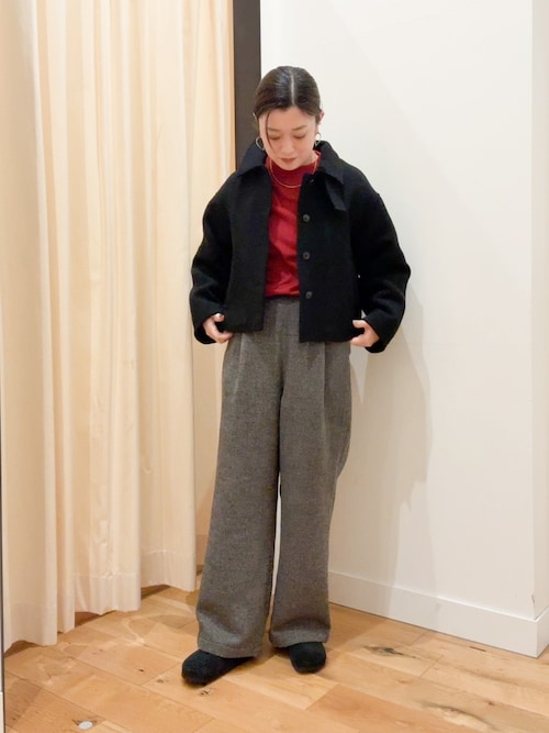 HAIDER ACKERMANN 中綿入りウールショートコート CATEGORY ハイダー