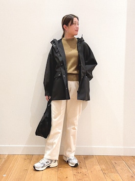 「URBAN RESEARCH DOORS（アーバンリサーチドアーズ）の防風/撥水ドロストフーディ（その他アウター）」を使った、すぎやまめぐみさん（レディース・163cm）の秋コーディネート