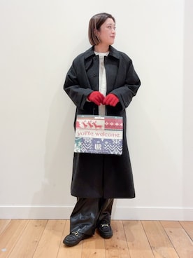 「アイテム（テーラードジャケット）」を使った、すぎやまめぐみさん（レディース・163cm）の秋コーディネート