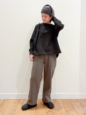 「アイテム（その他シューズ）」を使った、すぎやまめぐみさん（レディース・163cm）の秋コーディネート