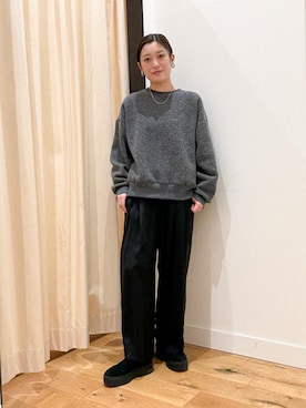 「アイテム（その他トップス）」を使った、すぎやまめぐみさん（レディース・163cm）の秋コーディネート