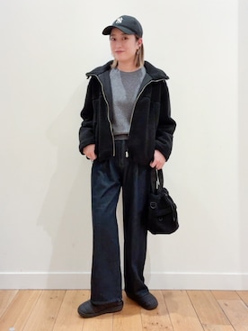 「アイテム（その他シューズ）」を使った、すぎやまめぐみさん（レディース・163cm）の秋コーディネート