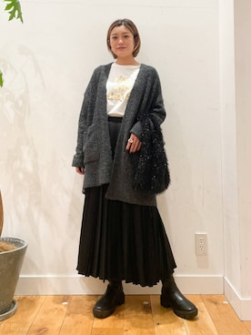 すぎやまめぐみさん(レディース・163cm)の冬コーディネート