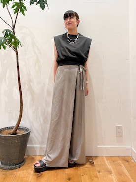 すぎやまめぐみさん（レディース・163cm）の夏コーディネート