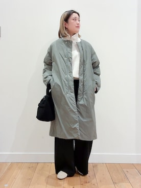 「アイテム（テーラードジャケット）」を使った、すぎやまめぐみさん（レディース・163cm）の秋コーディネート