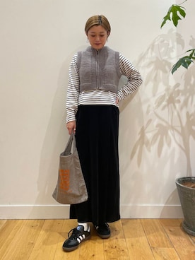 「ORCIVAL（オーシバル）のアイテム」を使った、すぎやまめぐみさん（レディース・163cm）の夏コーディネート