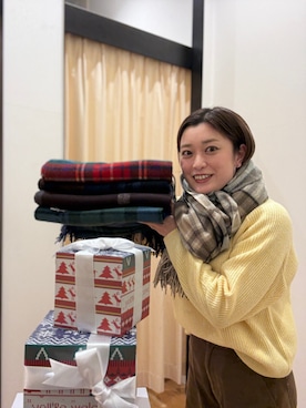 「ニット/セーター」｜すぎやまめぐみさん（レディース・163cm）の冬コーディネート