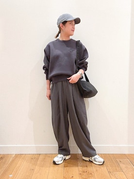 「FORK&SPOON」｜「アイテム（帽子）」を使った、すぎやまめぐみさん（レディース・163cm）の秋コーディネート