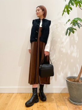 すぎやまめぐみさん(レディース・163cm)の秋コーディネート