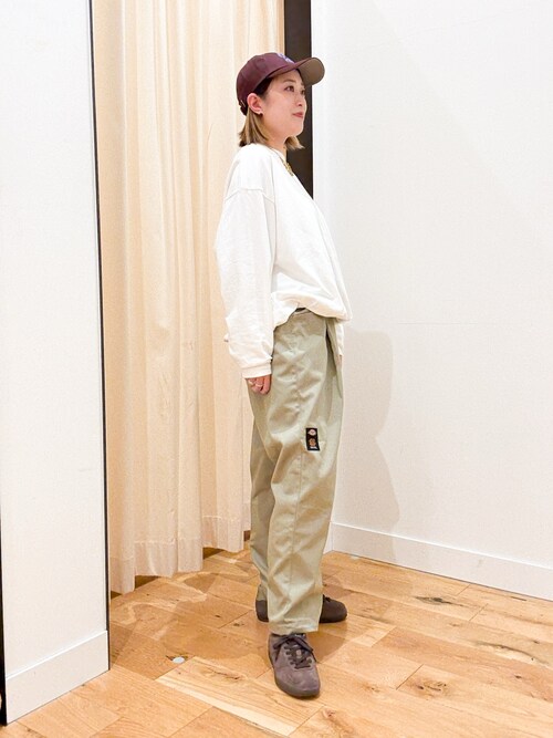 dDdDdDd　BIG DRAWSTRING LONG-SLEEVE T dDdDdDd BIG DRAWSTRING LONG-SLEEVE T-SHIRTS(S WHITE): トップス