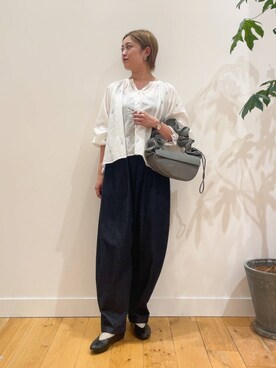 「かぐれ」｜すぎやまめぐみさん（レディース・163cm）の夏コーディネート