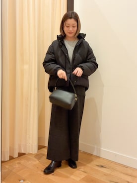 「URBAN RESEARCH DOORS WOMENS」｜「アイテム（ブーツ）」を使った、すぎやまめぐみさん（レディース・163cm）の冬コーディネート