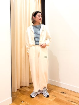 「セットアップ」｜すぎやまめぐみさん（レディース・163cm）の秋コーディネート