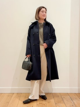 「アイテム（その他アウター）」を使った、すぎやまめぐみさん（レディース・163cm）の冬コーディネート