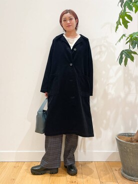 「SMITH（スミス）のアイテム」を使った、すぎやまめぐみさん（レディース・163cm）の秋コーディネート