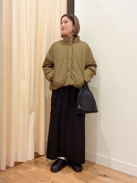 「FORK&SPOON」｜「アイテム（シューズ）」を使った、すぎやまめぐみさん（レディース・163cm）の冬コーディネート