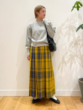 「Champion（チャンピオン）のアイテム」を使った、すぎやまめぐみさん（レディース・163cm）の夏コーディネート