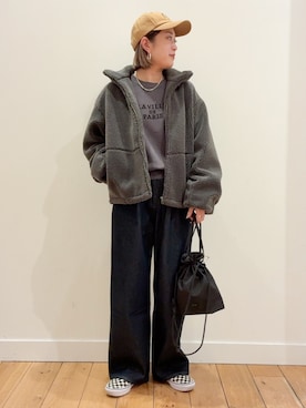 「アイテム（テーラードジャケット）」を使った、すぎやまめぐみさん（レディース・163cm）の冬コーディネート