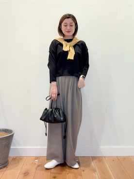 すぎやまめぐみさん（レディース・163cm）の春コーディネート