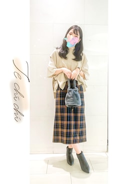 Miyu❁⃘*.ﾟさん（レディース・160cm）の秋コーディネート