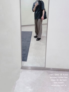 𝗬𝘂𝘂 🐇さん(メンズ・169cm)の秋コーディネート