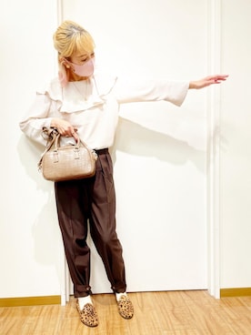 「IKKA LOUNGE（イッカラウンジ）のアイテム」を使った、mii♡さん（レディース・160cm）の秋コーディネート