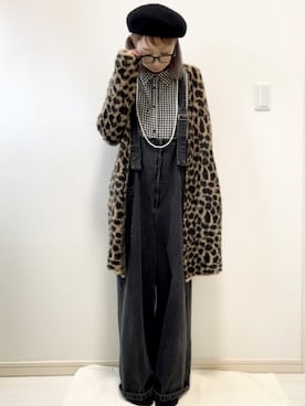 「アイテム（腕時計）」を使った、mii♡さん（レディース・160cm）の冬コーディネート