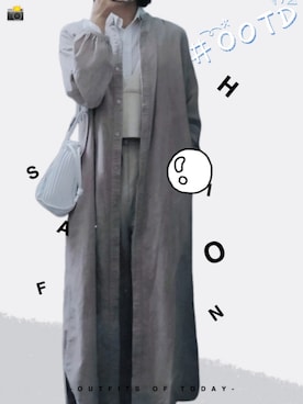 「NICE CLAUP（ナイスクラップ）のアイテム」を使った、ななさん（レディース・157cm）の春コーディネート
