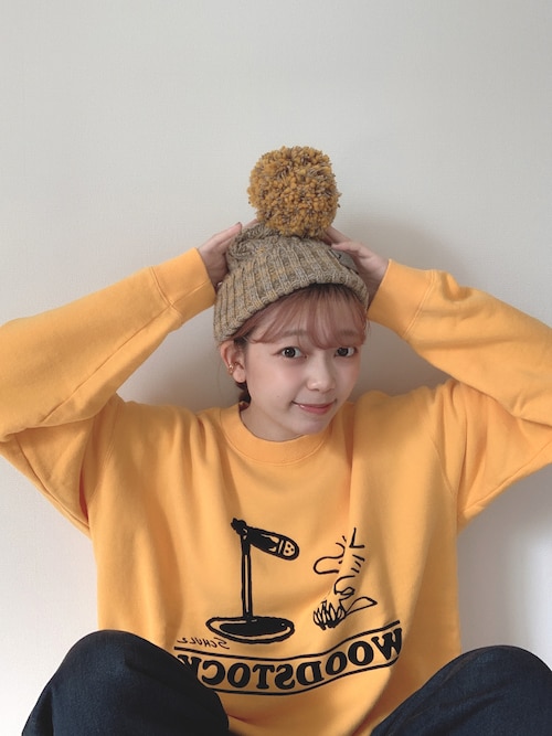 まぐ 14 のニットキャップ ビーニーを使ったコーディネート Wear