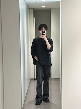 「ADRER（アドラー）のアイテム（シューズ）」を使った、Keiさん（メンズ・178cm）の春コーディネート