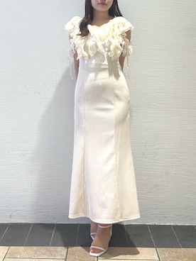 「dazzlin（ダズリン）のアイテム（ワンピース/ドレス）」を使った、aikoさん（骨格ストレート・レディース・158cm）の夏コーディネート