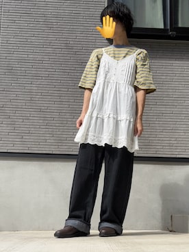 「アイテム（ドレスシューズ）」を使った、miさん（レディース・161cm）の秋コーディネート