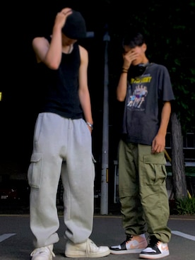 「BEVERLY HILLS POLO CLUB（ビバリーヒルズポロクラブ）のアイテム（パンツ）」を使った、horim26さん（メンズ・174cm）の秋コーディネート