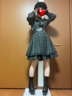 「MA*RS（アメーバーマーズ）のアイテム（帽子）」を使った、Rさん（レディース・158cm）の秋コーディネート