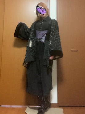 「BASE（ベース）のアイテム」を使った、Rさん（レディース・158cm）の冬コーディネート