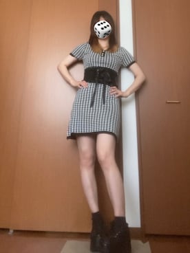 「AliExpress」｜「アイテム（ワンピース/ドレス）」を使った、Rさん（レディース・158cm）の夏コーディネート