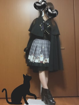 「ハロウィン」｜「アイテム（その他アウター）」を使った、Rさん（レディース・158cm）の秋コーディネート