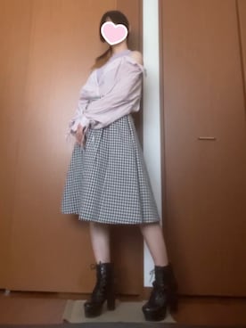 「Allamanda（アラマンダ）のアイテム」を使った、Rさん（レディース・158cm）の夏コーディネート