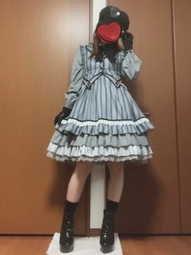 「EATME」｜「アイテム（ハンチング/ベレー帽）」を使った、Rさん（レディース・158cm）の秋コーディネート