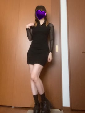 「AliExpress」｜「アイテム（ワンピース/ドレス）」を使った、Rさん（レディース・158cm）の春コーディネート