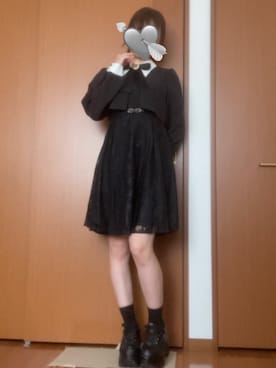 「EATME」｜「アイテム（ワンピース/ドレス）」を使った、Rさん（レディース・158cm）の秋コーディネート
