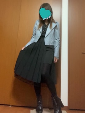 「EATME」｜「アイテム（ジャケット/アウター）」を使った、Rさん（レディース・158cm）の秋コーディネート