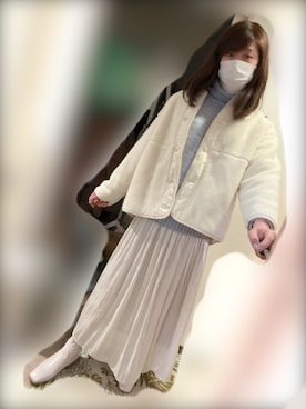 「アイテム（ブルゾン）」を使った、Mamiさん（メンズ・175cm）の冬コーディネート