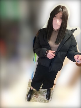 「アイテム（ダウンジャケット/コート）」を使った、Mamiさん（メンズ・175cm）の秋コーディネート