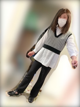 「チュニック」｜Mamiさん（メンズ・175cm）の冬コーディネート