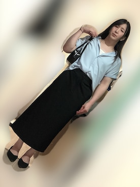 「アイテム（スカート）」を使った、Mamiさん（メンズ・175cm）の夏コーディネート