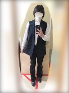 「フレアデニム」｜Mamiさん（メンズ・175cm）の春コーディネート